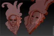 Виготовляємо маску у венеціанському стилі із застосуванням 3D технологій венеціанському