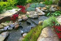 Як облаштувати водний каскад на дачі водний