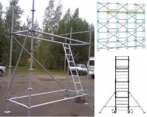 Як правильно побудувати будівельні риштування, будівельні цапи своїми руками - Легка справа риштування