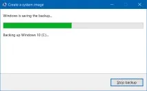 Як створити системний образ Windows 10 системний