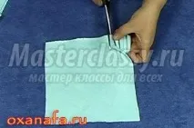 Як зробити сніговика з рушника рушника