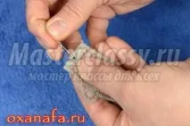 Як зробити сніговика з рушника рушника