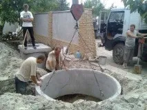 Як зробити септик з бетонних кілець, ніж правильно викопати яму, установка септик