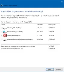 Як створити системний образ Windows 10 системний