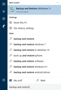 Як створити системний образ Windows 10 створити