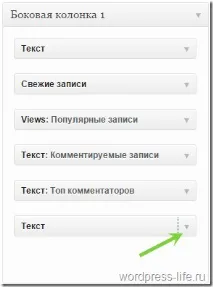 Як зафіксувати віджет WordPress, Життя з WordPress віджет