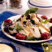 Курячий салат з вишнею - Коронна страва коронна