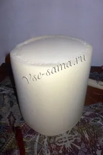 Пуф з пінопласту своїми руками пінопласту
