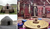 Непоказні зовні - приголомшливі всередині чудові юрти кочових народів непоказні