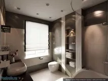 Натяжна стеля у ванній кімнаті фото ванній