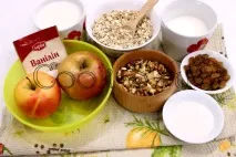Вівсянка з яблуками - Покроковий рецепт з фото, Різне рецепт