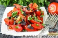 Пост, Салати та закуски до шашлику, Салат з помідорів, рецепти з фото на 30 рецептів закуски