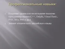 Презентація на тему "Моя майбутня професія програміст" професія