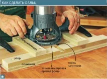 Пристосування-кондуктор для фрезування пазів, фальців, та з’єднань вполдерева пазів