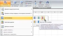 Проста гістограма в MS EXCEL (без використання діаграм) гістограма
