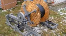 Розкочування проводів ЛЕП дроту
