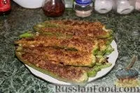 Рецепт Гострий перець, фарширований м’ясом, у клярі на перець