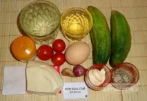 Рулетики з огірків із сиром покроковий рецепт з фото сиром