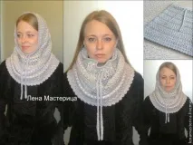 Шарф-снуд-труба гачком – Ярмарок Майстрів майстрів