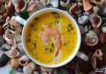 Сирний суп з морепродуктами - покроковий рецепт з фото на фото