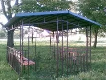 Зварні альтанки переваги та ціни переваги