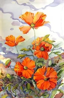 Схема вишивки хрестом келих келих