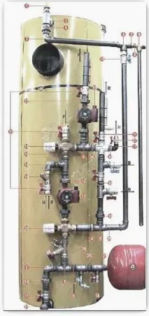 Схеми обв’язування котла Stropuva S40U язування