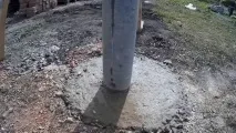 Труба для стовпів для забору матеріали, особливості, встановлення матеріали