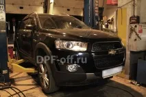 Видалення фільтра сажі на Chevrolet Captiva видалення