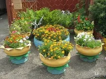 Вуличні вазони для квітів своїми руками вуличні