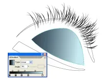 Уроки Adobe Illustrator Блискучі виразні очі - Програмні продукти виразні