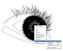 Уроки Adobe Illustrator Блискучі виразні очі - Програмні продукти виразні