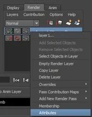 Знайомство з Render Layer у Maya render