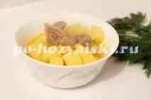 Печеня в каструлі зі свинини з картоплею, рецепт каструлі
