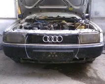 Audi 80 b3 бюджетні замки капота аля спорт своїми руками спорт