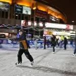 Безкоштовна ковзанка Олімпійський (Нова Ліга) поряд зі спорткомплексом на Проспекті Світу безкоштовна