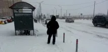 Весняний снігопад у Таллінні снігопад
