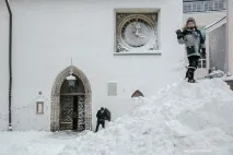 Весняний снігопад у Таллінні таллінні