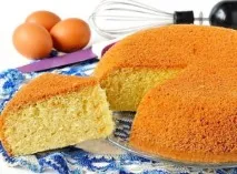 Бісквіт на окропі рецепт з покроковими фото рецепт