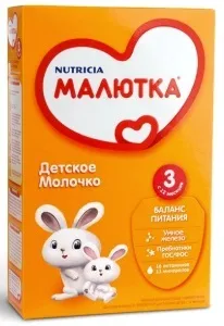 Дитяча молочна суміш Малютка 1, 2 відгуки, ціна, Дитячі рецепти молочна