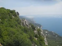 Фороська церква - Чортові сходи дорогою