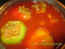 Фарширований перець з начинкою з баклажану та курячої грудки- покроковий рецепт з фото на сайті начинкою
