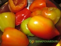 Фарширований перець з начинкою з баклажану та курячої грудки- покроковий рецепт з фото на сайті фарширований