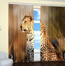 Фотоштори Леопард сатину