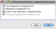 Використання точок профілювання в IDE NetBeans профілювання
