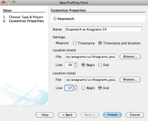 Використання точок профілювання в IDE NetBeans netbeans