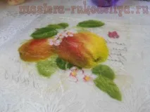 Як приклеїти великий мотив серветки без складок великий