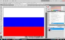 Як зробити прапор у Фотошопі, Photoshop For All прапор