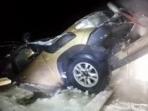 Як витягти позашляховик, що провалився під лід, розважальний портал витягти
