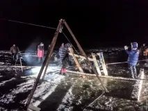 Як витягти позашляховик, що провалився під лід, розважальний портал позашляховик